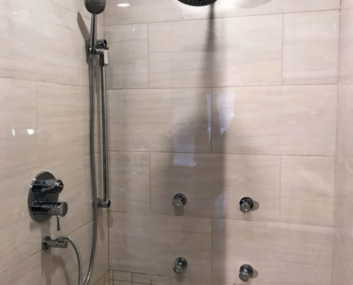 cochrane plumber custom shower installation