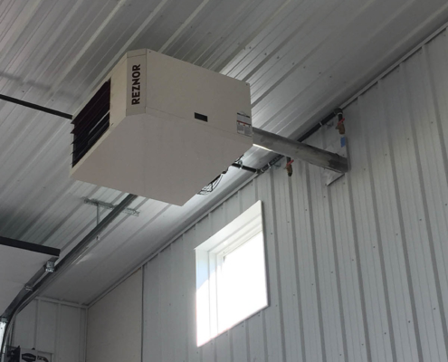 garage heater installation cochrane and calgary alberta